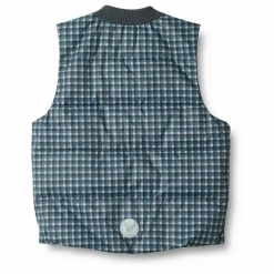 Veste Puffer Sans Manches Andre Fibres Recyclées | Bleu