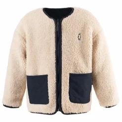 Veste Réversible Façon Sherpa Sleeping Lion | Beige