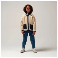 Veste Réversible Façon Sherpa Sleeping Lion | Beige