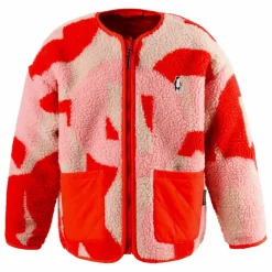 Veste Réversible Façon Sherpa Sleeping Lion | Rouge