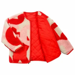 Veste Réversible Façon Sherpa Sleeping Lion | Rouge