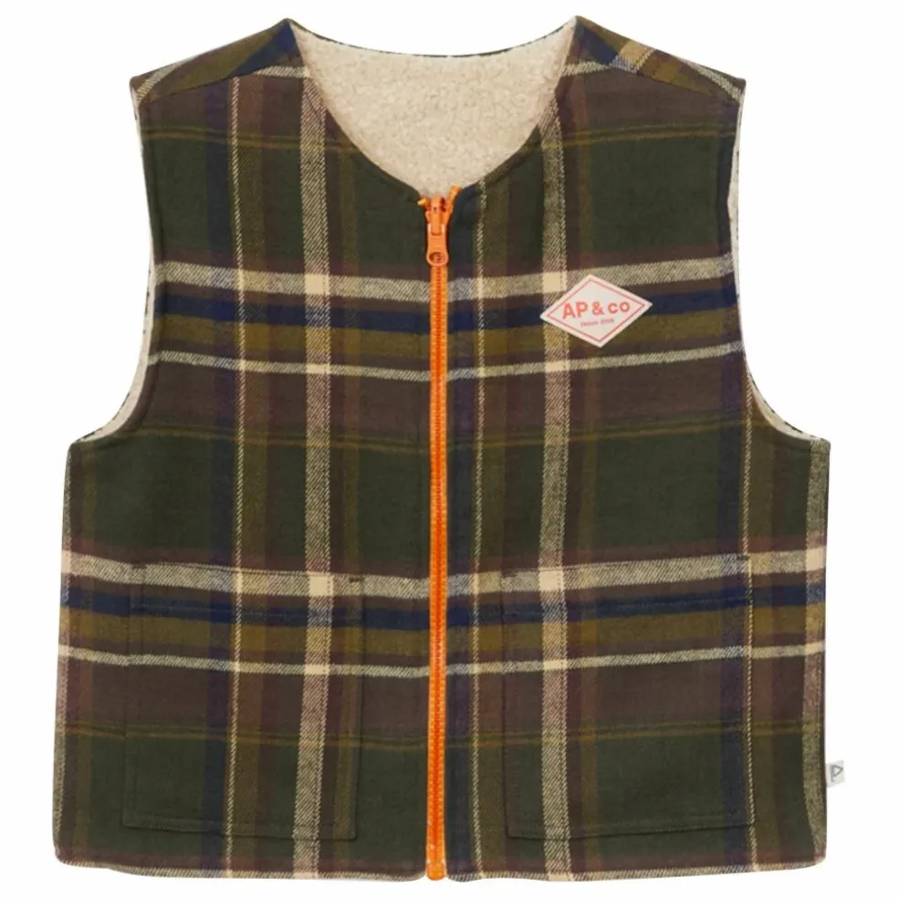 Veste Réversible Giacomo Sherpa | Vert forêt