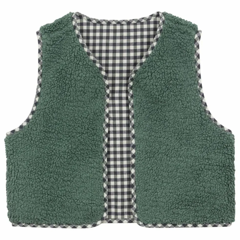 Veste Réversible Giulia Sherpa | Vert