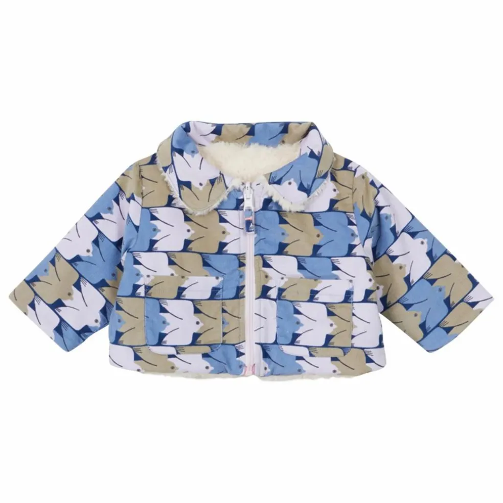 Veste Réversible Gwenez Coton Bio | Lilas