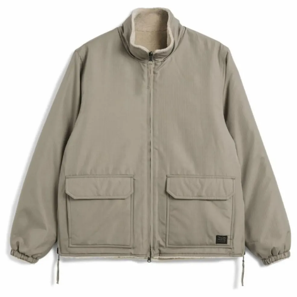 Veste Réversible Militaire Col Montant | Mocha