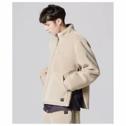 Veste Réversible Militaire Col Montant | Mocha