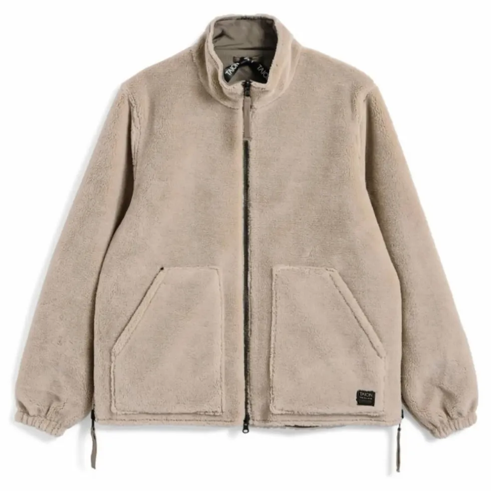 Veste Réversible Militaire Col Montant | Mocha