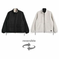 Veste Réversible Military Boa | Noir