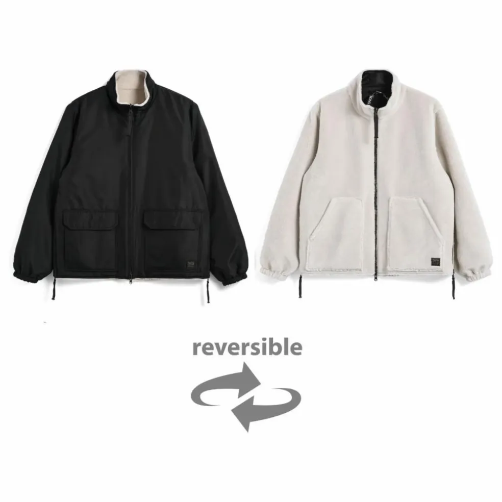 Veste Réversible Military Boa | Noir