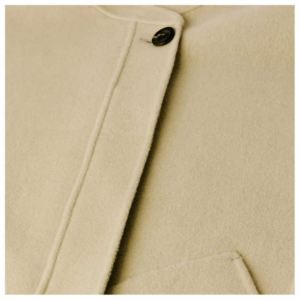 Veste Sans Manches Adeline Laine | Craie