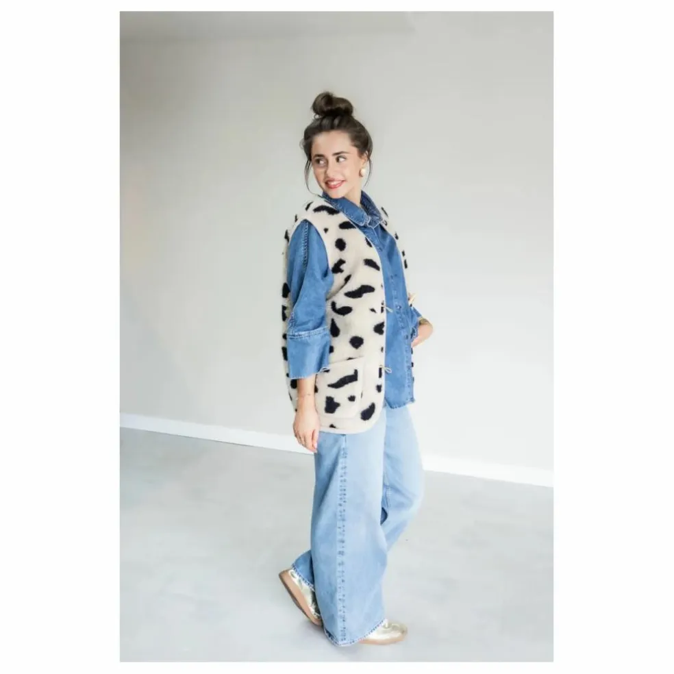 Veste Sans Manches Alpen Guépard - Collection Adulte | Beige