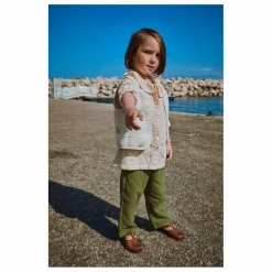 Veste Sans Manches Calyspo Coton Bio | Beige