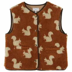 Veste Sans Manches Cassis Ecureuil | Camel