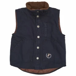 Veste Sans Manches Coton Bio | Bleu marine