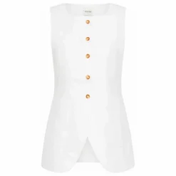 Veste Sans Manches Emma Lin | Ivoire