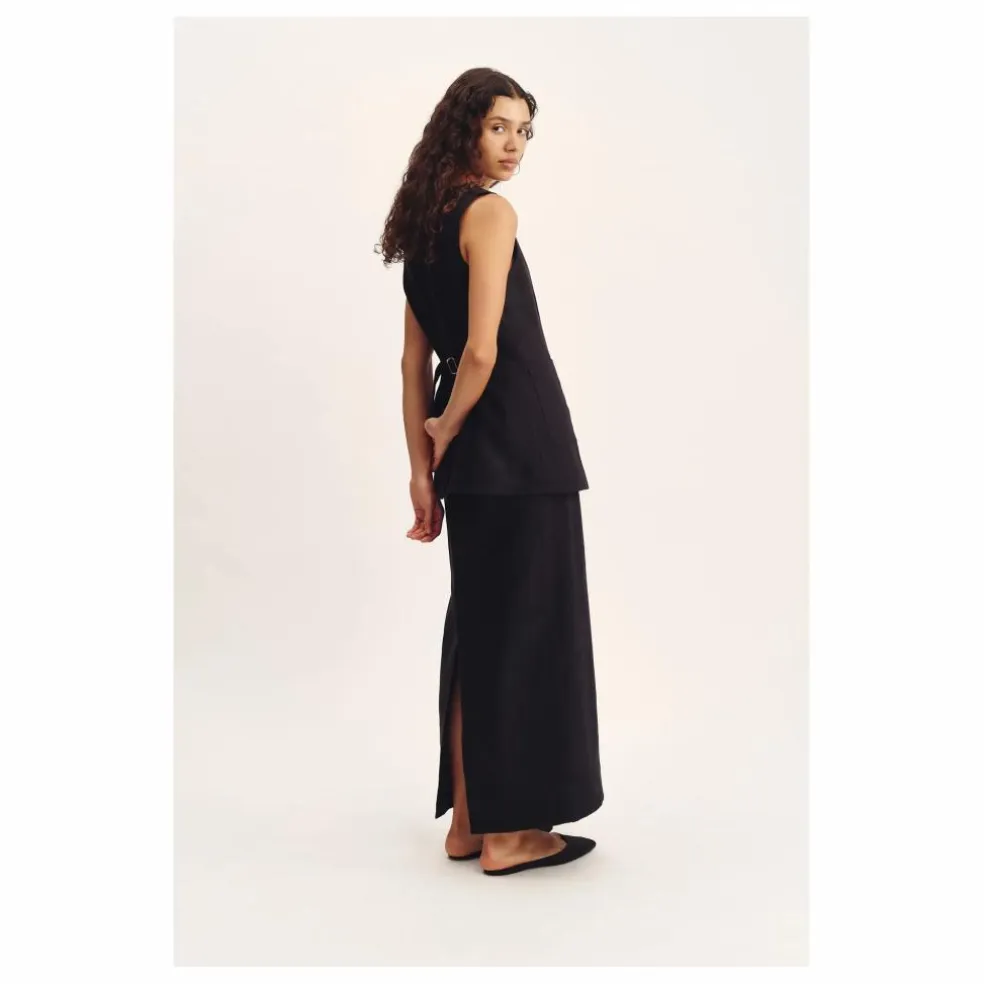 Veste Sans Manches Emma Lin | Noir