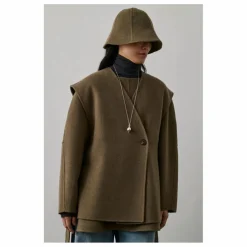 Veste Sans Manches Evasion Laine | Beige foncé