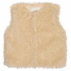 Veste Sans Manches Façon Fourrure Joyce | Beige