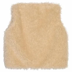 Veste Sans Manches Façon Fourrure Joyce | Beige