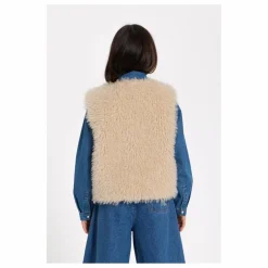 Veste Sans Manches Façon Fourrure Joyce | Beige
