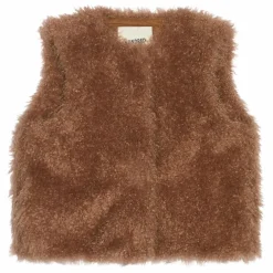 Veste Sans Manches Façon Fourrure Lucky | Taupe