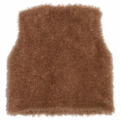 Veste Sans Manches Façon Fourrure Lucky | Taupe