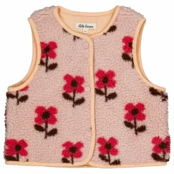 Veste Sans Manches Façon Sherpa Mira | Rose