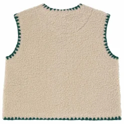 Veste Sans Manches Façon Sherpa | Beige