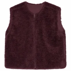 Veste Sans Manches Façon Sherpa Jude | Violet