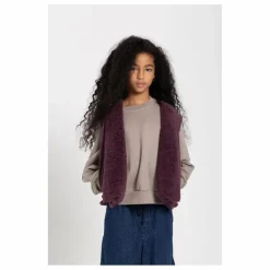 Veste Sans Manches Façon Sherpa Jude | Violet