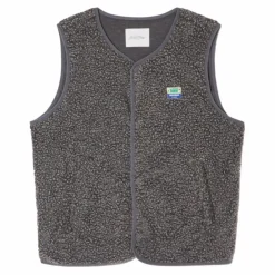 Veste Sans Manches Fleece Hoktown | Gris chiné foncé