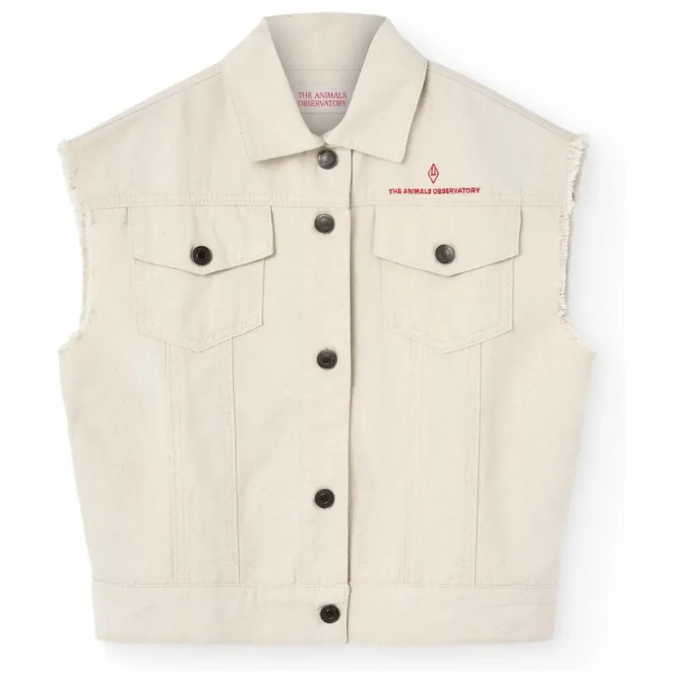 Veste Sans Manches Hog | Ecru