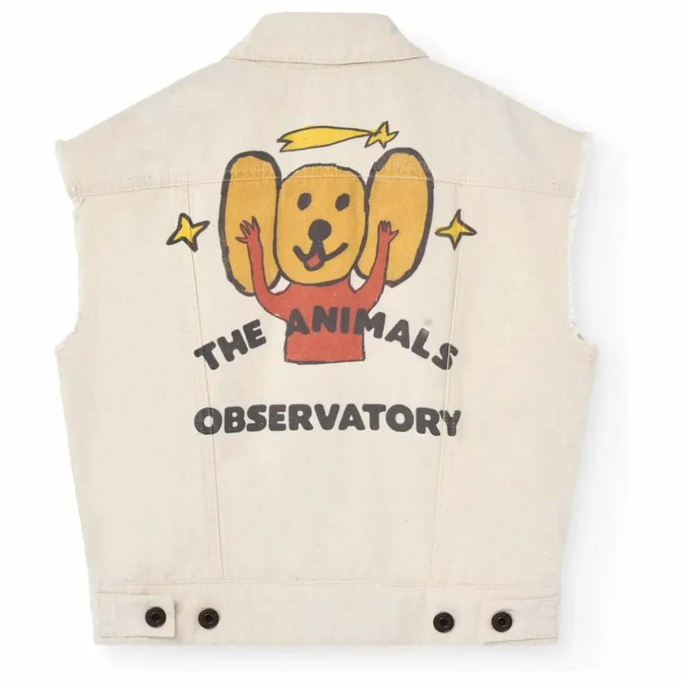 Veste Sans Manches Hog | Ecru