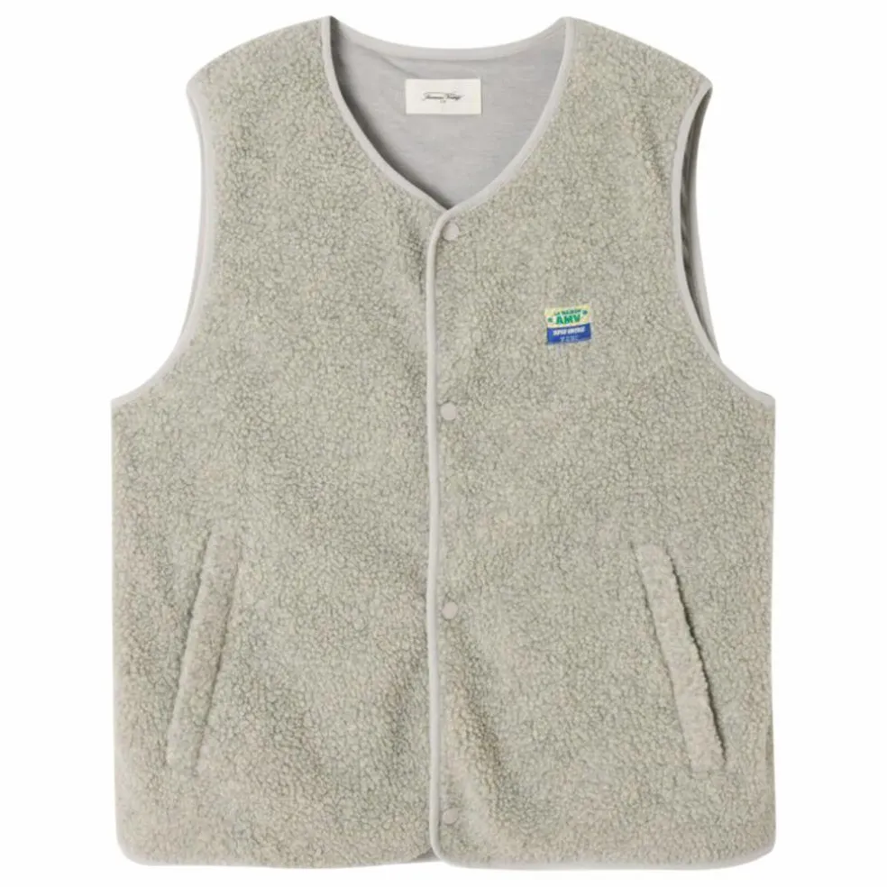 Veste Sans Manches Hoktown Fibres Recyclées | Gris chiné