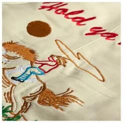 Veste Sans Manches Hold Ya Horses Cuir Nappa | Crème