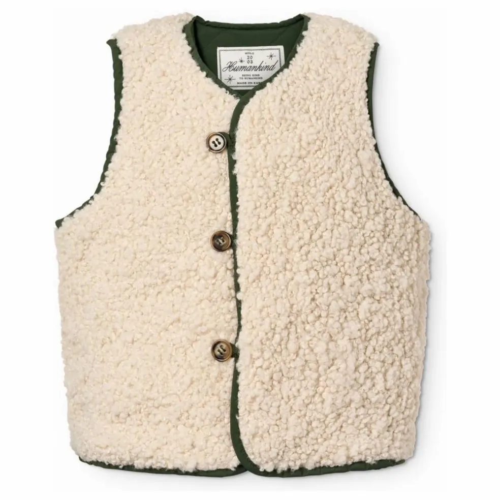 Veste Sans Manches Holla Fibres Recyclées | Vert kaki