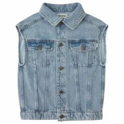 Veste Sans Manches Jean | Bleu jean
