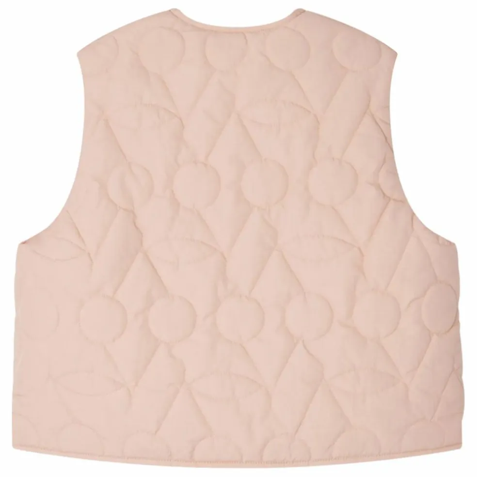 Veste Sans Manches Jilian Fibres Recyclées | Rose pâle