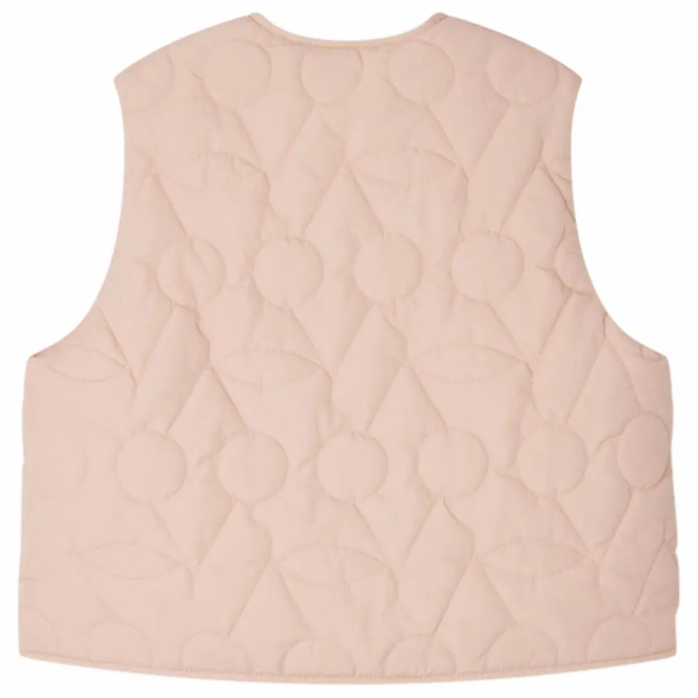 Veste Sans Manches Jilian Fibres Recyclées | Rose pâle