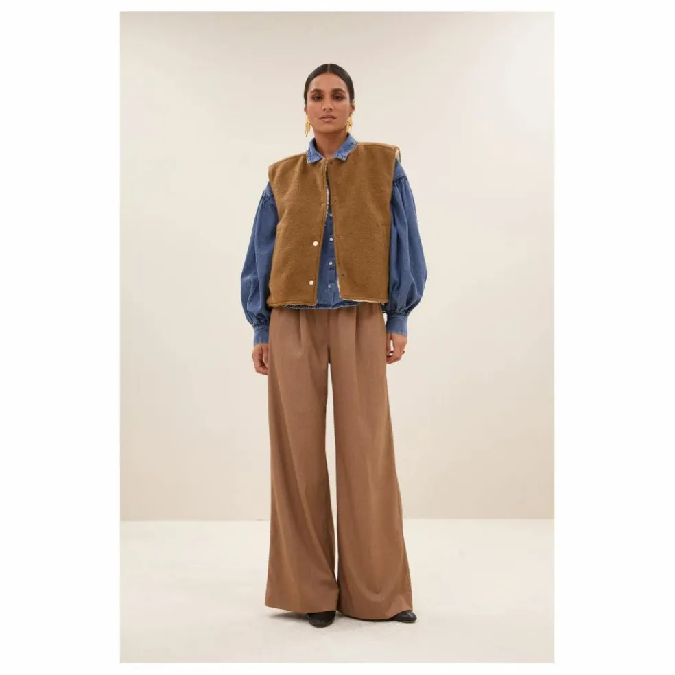 Veste Sans Manches Joelle | Camel