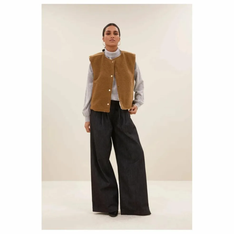 Veste Sans Manches Joelle | Camel