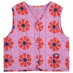 Veste Sans Manches Kaleidoscope Coton Bio | Lilas