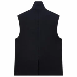Veste Sans Manches Laine | Bleu marine
