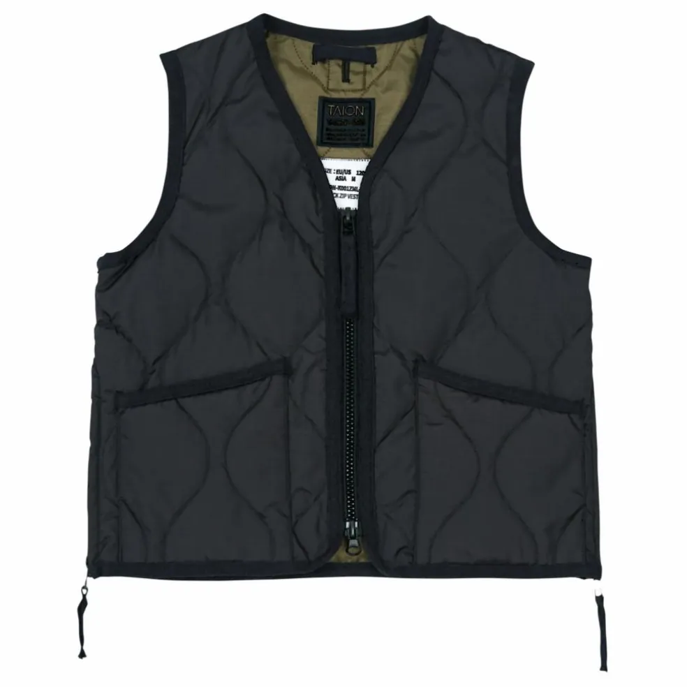 Veste Sans Manches Matelassée Military | Noir