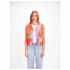 Veste Sans Manches Matelassée Sukka | Rose