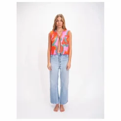 Veste Sans Manches Matelassée Sukka | Rose