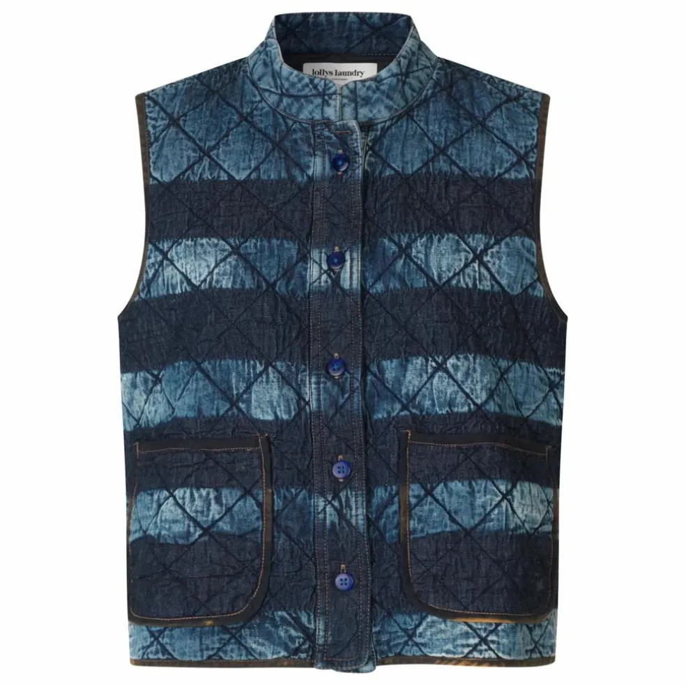 Veste Sans Manches Matelassée Cairo | Bleu