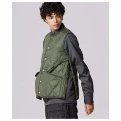 Veste Sans Manches Military Unisexe | Kaki foncé