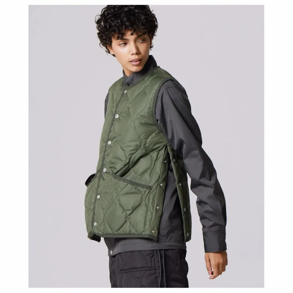 Veste Sans Manches Military Unisexe | Kaki foncé