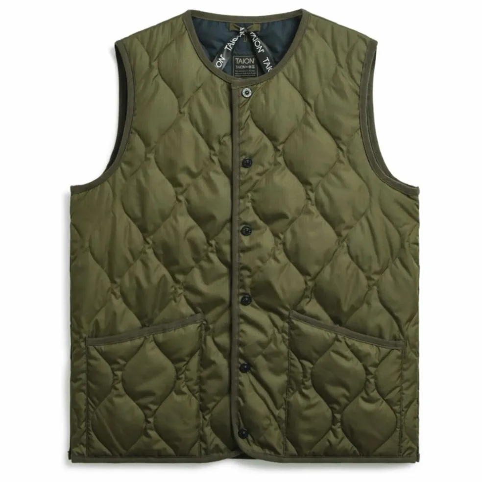 Veste Sans Manches Military Unisexe | Kaki foncé